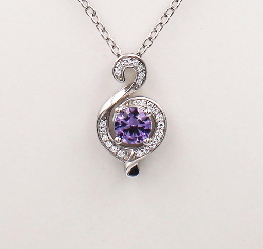 [W027(RP)01] 925純銀圓形吊咀